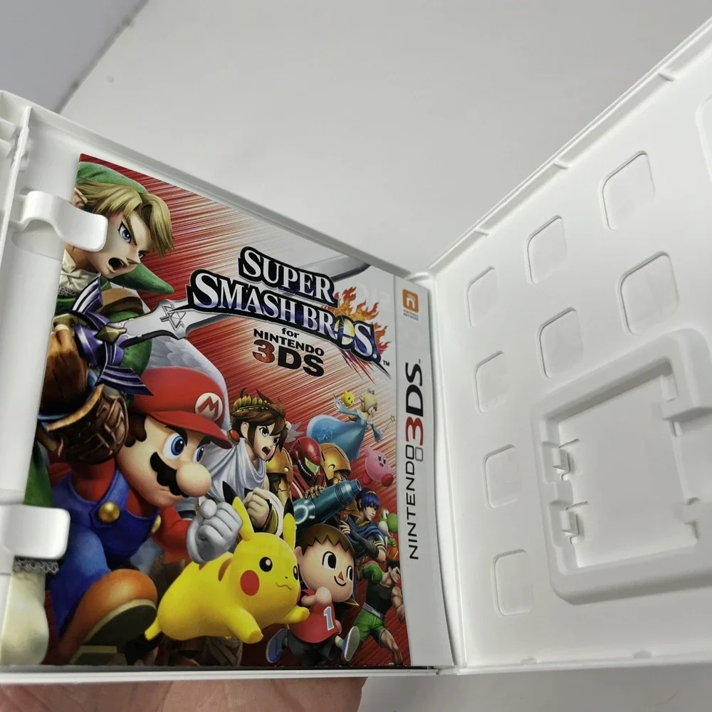 Super Smash Bros NO GAME Case & Manual Only (Nintendo 3DS, 2014)